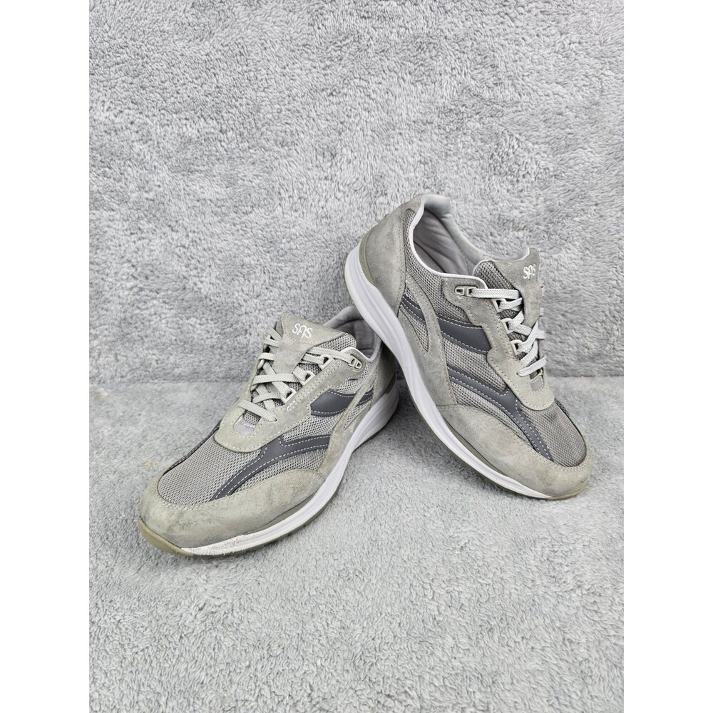 SAS Journey Gray Casual Walking Sneakers Mens 12.5 Wide Comfort Shoes